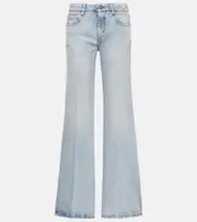 [Ami Paris] Ami Paris Split-hem flared jeans 25 blue