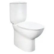 640*365*800mm Fienza RAK Morning Rimless Alpine White Back To Wall Toilet