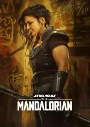 Mandalorian Season 2 Metal Poster Cara Dune Gina Carano Star Wars 7x11 12x18 C03