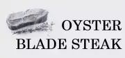 Beef Oyster Blade, Label, Commercial, Food, B/W, Meat Takeaway, Asian, Indian