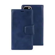 iPhone 11 Compatible Case Cover With 2 In 1 Detachable Magnetic Flip Leather Wallet - Navy