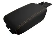 Console Lid Pull Over Cover Leather for Nissan Altima 2005-2006 Orange Stitch