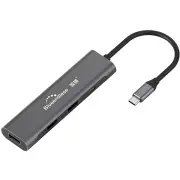 Data USB Hub with 3-Port USB3.0 PD Charging 4K Display HD Converter Adapter