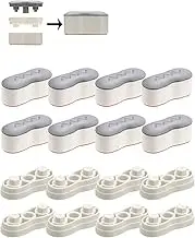 Bidet Bumper, Height-Increasing Pads, Universal Toilet Seat Bumper Kit with Strong Adhesive, Replacement Bumpers for Toilet Seat?8pcs/?????8?????180g (8PCS)