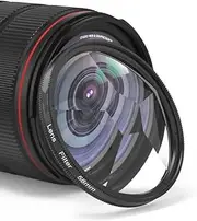 52/55/58/62/67/77mm Camera Filter Kaleidoscope Special Effects Photography Accessories SLR Lens Prism 6 Prism(Add 67mm Adapter)