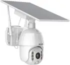 SOLIOM Solar Powered Security Camera Outdoor Wireless, 360 Pan Tilt WiFi Camera