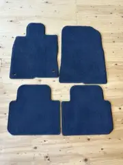 Honda Civic 4 Front & Rear Cloth Carpet Floor Mats Dark Gray PA, PET, SBR, PET