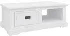 ANIKA SOLID ACACIA WOOD COFFEE TABLE WHITE COASTAL