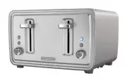 BLACK+DECKER 4 Slice Toaster - Stainless Steel TR4900SSD (t,a,e) M29