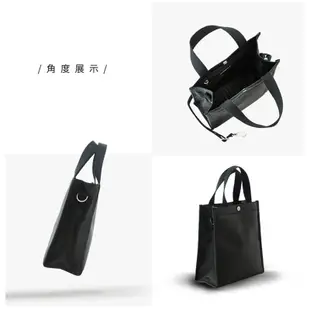 AXIO KISS Shoulder bag 隨身帆布吐司包 (AKT-286B) -黔黑色 + Cosmetic化妝包