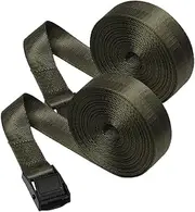 2 Rolls Outdoor Camera Bundling Straps Durable Fixing Belts with Buckle for Secure Attachment for Camping and Versatile Use