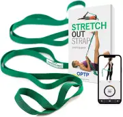the Original Stretch Out Strap with Exercise Book, USA Made Top Choice Stretch O
