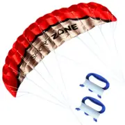NEW 1.8m RED Dual Line Parafoil Parachute Stunt Sport Beach Outdoor Toys kite