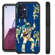 FUSION For OnePlus Nord N300 5G Case Hybrid Phone Cover SPACE DISCO