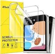 JETech Front Screen Protector for Samsung Galaxy Z Flip 5, Full Coverage PET Film, Case Friendly, HD Clear, 3-Pack