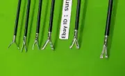 6pc Laparoscopic Grasping Forceps 5mmx330mm Endoscopy Reusable Instruments