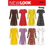 New Look Sewing Pattern 6567 Misses' Dresses