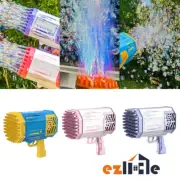 Bazooka Bubble Gun 69 Hole Kid Machine Toy Rocket Launcher Blower Soap