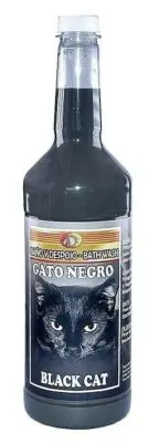 BLACK CAT GATO NEGRO BATH WASH BANO Y DESPOJO 32OZ SPIRITUAL MAGICK WICCA