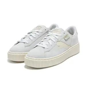 【PUMA】休閒鞋 女鞋 運動鞋 麂皮 Suede Platform Cutout Wns 灰粉 39723303