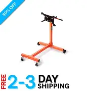 Movable Engine Stand with Lockable Casters - 4 Adjustable Arms & 750 lb Capacity