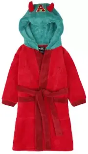Kids AC/DC Bathrobe Hard Rock Band Red