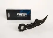 Defender Xtreme Folding Karambit 8.5" OA SHARP Spring Assisted, Frame Lock SOLID
