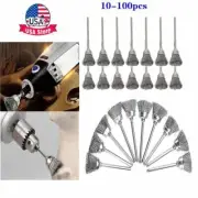 Stainless Steel Wire Brush For Dremel Rotary Die Grinder Removal Wheel Tool Lot