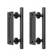 12" Barn Door Handle Sliding Flush Pull Wood Door Gate Stainless Steel Hardware