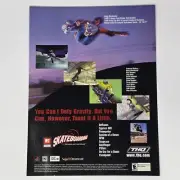 Skateboarding MTV PS1 Dreamcast GameBoy Defy Print Ad/Poster Official Promo Art