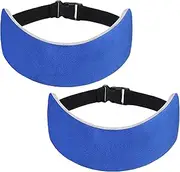 [Generic] 2 Sets Headrest Travel Pillow Neck Pillow for Airplane Travel Functional Airplane Head Straps Neck Brace for Sleeping on Airplane Car (Blue, One Size)