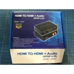 HDMI TO HDMI + AUDIO(SPDIF+L/R) QS80
