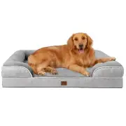 Orthopedic Dog Beds Large Sized Dog Waterproof Memory Foam Pet Bed with Sides...