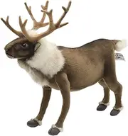 [HANSA] Reindeer 35: Realistic Stuffed Animal, Brown, Unisex, Animal Plush, Tabletop Play