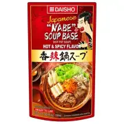 Daisho Japanese Spicy Hot Nabe Soup Base Hotpot Ramen ダイショー 赤唐辛子コクと辛み鍋スープ Noodle