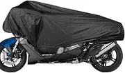 Motorcycle Cover - Motorcycle Cover Outdoor Storage | Outdoor Bike Protector Dustproof Sun Protection | Bike Shield Waterproof for All Weather Vehicle Automotive EV Bikes Trucks