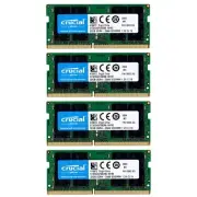 Crucial 128GB (4X32GB) DDR4 2666Mhz CL19 SODIMM Laptop Memory Ram CT32G4SFD8266
