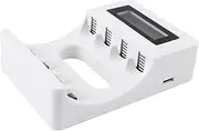 Charger USB Rechargeable Portable Batteries Battery Wireless Power Bank Abs White