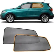 X-CAR Window Sun Shades for Volkswagen T-Cross 2019-Onwards Rear Magnetic Blind Mesh SunShades Accessories