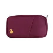 Multi Functional Travel Passport Package Holder Case Wine Red Travel Wallets