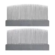 2Pcs 4/4 3/4 Bow Horsehair Horse Tail Comb Cleaning Tool Brush for Luthier4844