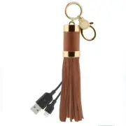 Rebecca Minkoff power tassel gold bag charm iphone charger NWT SEALED