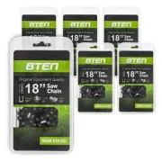 8TEN Chainsaw Chain for Stihl MS210 MS250 18 Inch Bar .063 .325 68DL 6 Pack