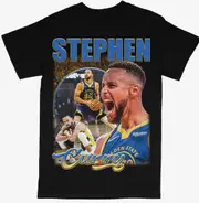 Stephen Curry Tee Shirt Golden State Warriors NBA Steph T-shirt