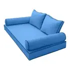 COVER ONLY STYLE 1 Mattress Pillow Daybed Porch Swing Contrast Trim Twin AD102