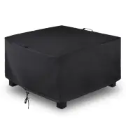 Square Fire Pit Cover 44 Inch Heavy Duty Waterproof Fire Pit Table Cover Outd...