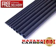1 x 3k Carbon Fiber Tube OD 20mm x ID 18mm x 1000mm (1 m) (Roll Wrapped) Fibre