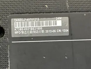故障品ASUS華碩(NBC6龍)K73BE 17吋 AMD E2-1800筆記型電腦....不開機