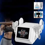 EMS Muscle Sculp Slimming Machine, Freeze Slimming Machine with 2 Magnetic Handles and 2 Freezer Handles, Adjustable 100% Energy and Penetrates 10cm Deep Into Skin, Non-invasive, for Body