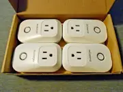 Wi-Fi Smart Outlet / Plugs - DILISENS - 4 PIECES TOTAL - Alexis Compatible NEW
